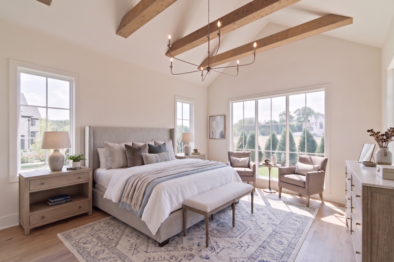 VIRTUALLY STAGED – PRIMARY BED MARIANNA 2 – AVAILABLE (Homesite #77)