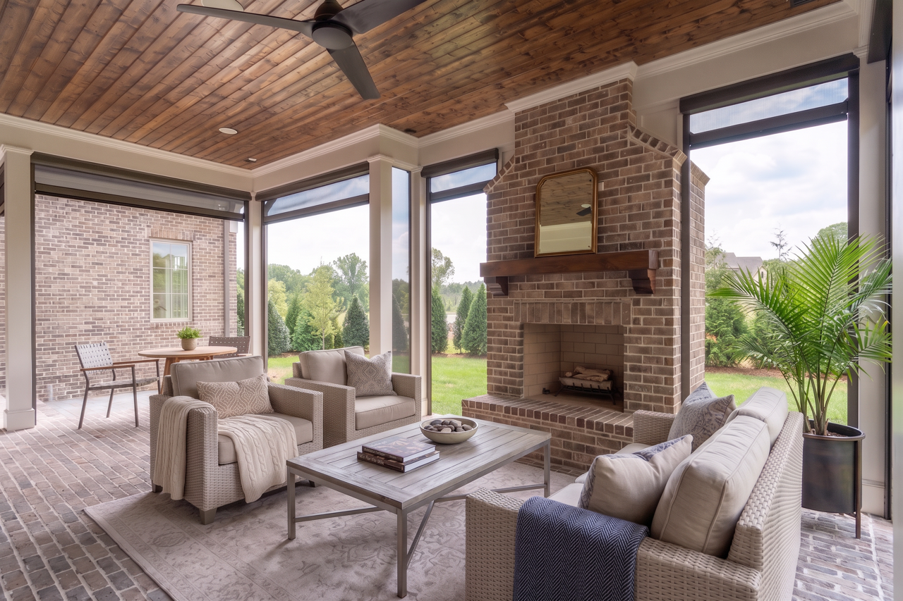VIRTUALLY STAGED – REAR PORCH MARIANNA 2 – AVAILABLE (Homesite #77)